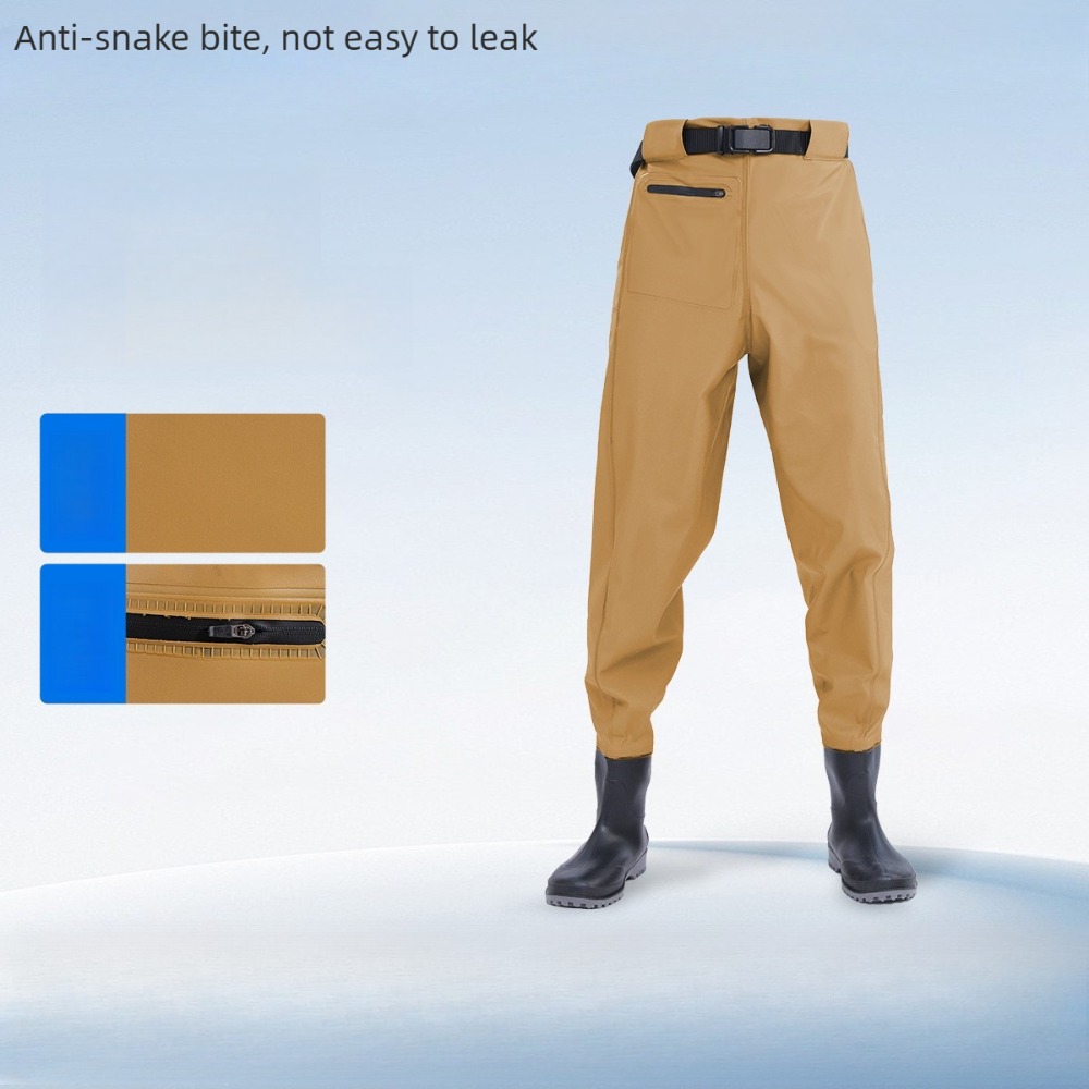 Fishing Equipment In - Waterproof Breathable Hip Waders, Nylon Half-Body