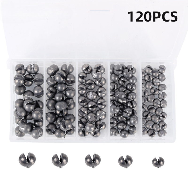 Fishing Equipment English - 120 Pcs Lead Biting Set Open