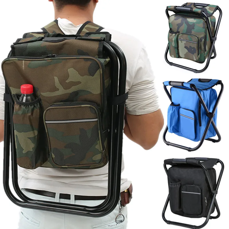 Fishing Equipment Organizer - 2 in 1 Folding Fishing Chair