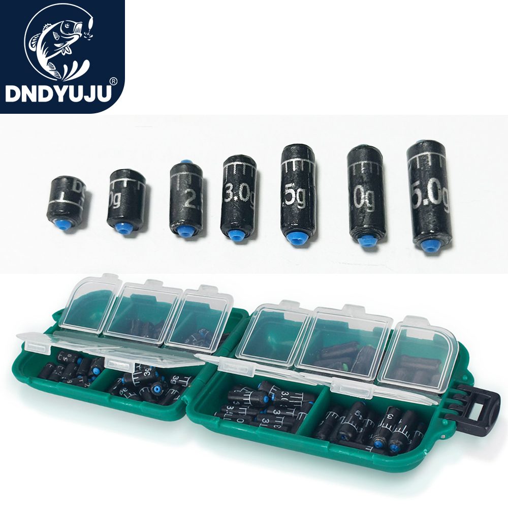 Fishing Equipment English - DNDYUJU 25-130pcs/box Lead Sinker Fishing Ruler