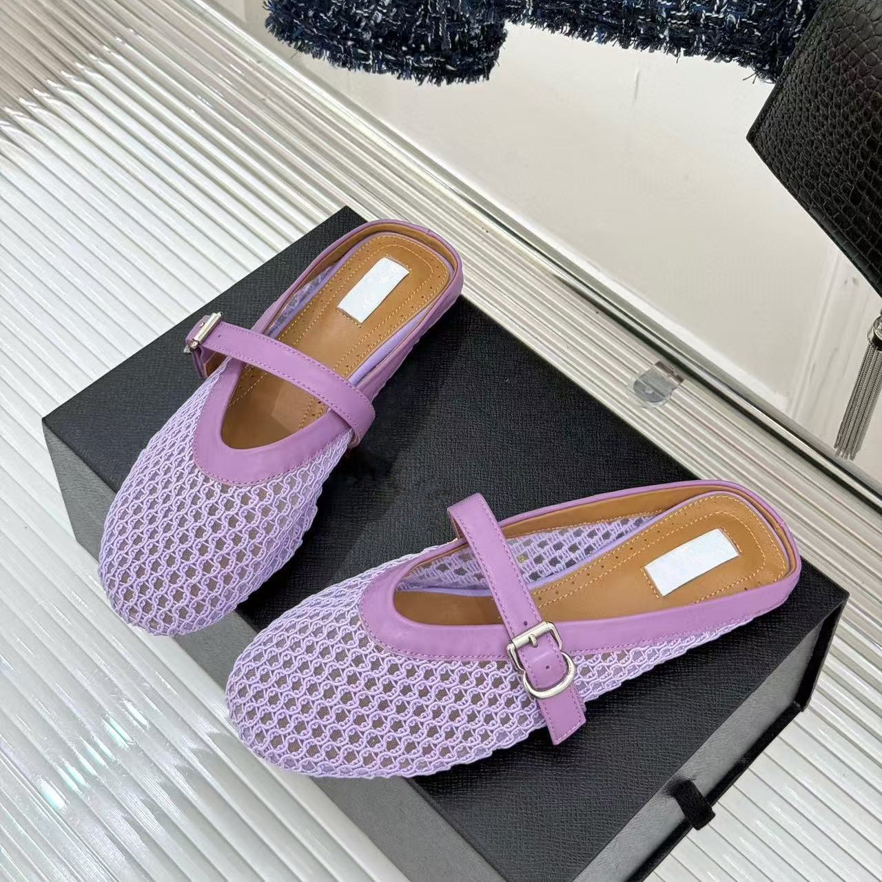 Fishing Net - Mesh Hollow Dopamine Fashion Slippers with