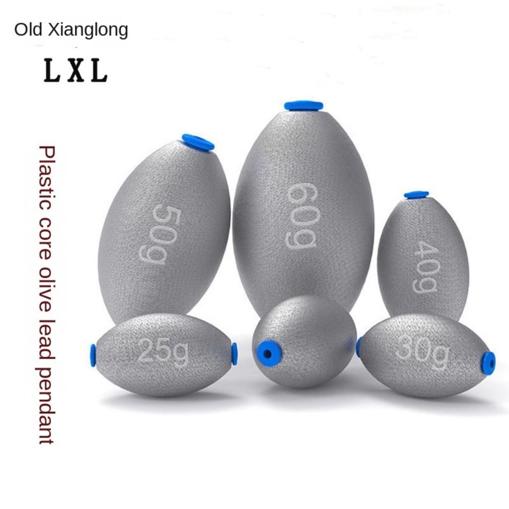 Carp Fishing Tackle - 5-20pcs Fishing Lead Olive Shaped Sinkers