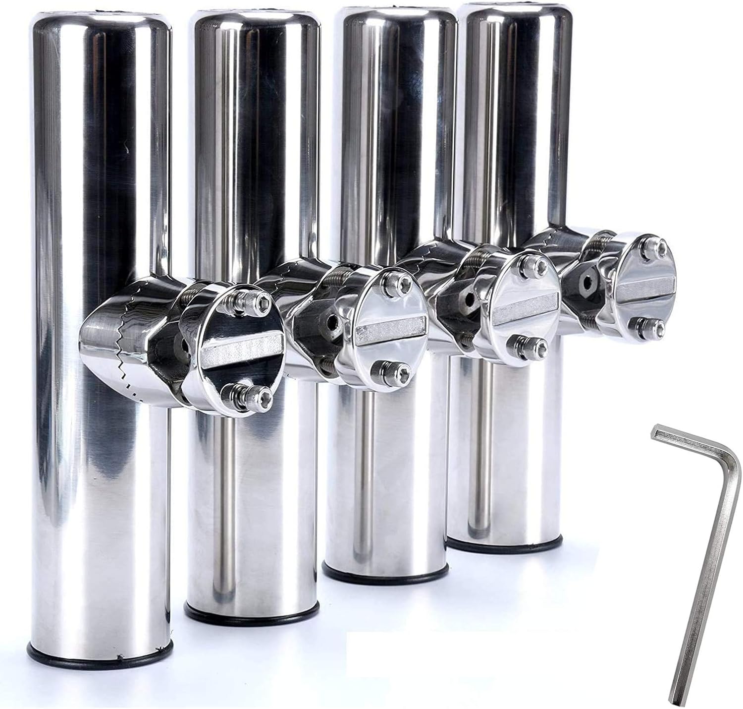 Stainless Clamp Rod Holder Ste - Rod Holder Fishing 评论和价格