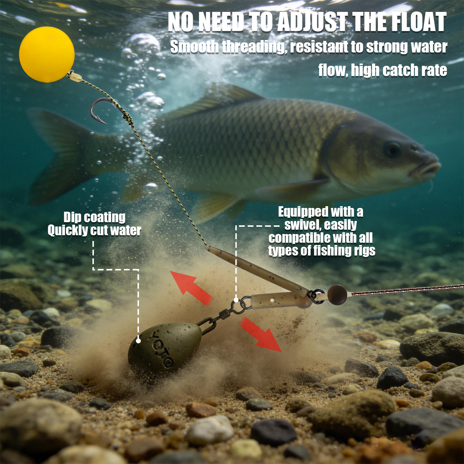 Carp Fishing Egg-Shaped Lead w - Carp Fishing Tackle 评论和价格
