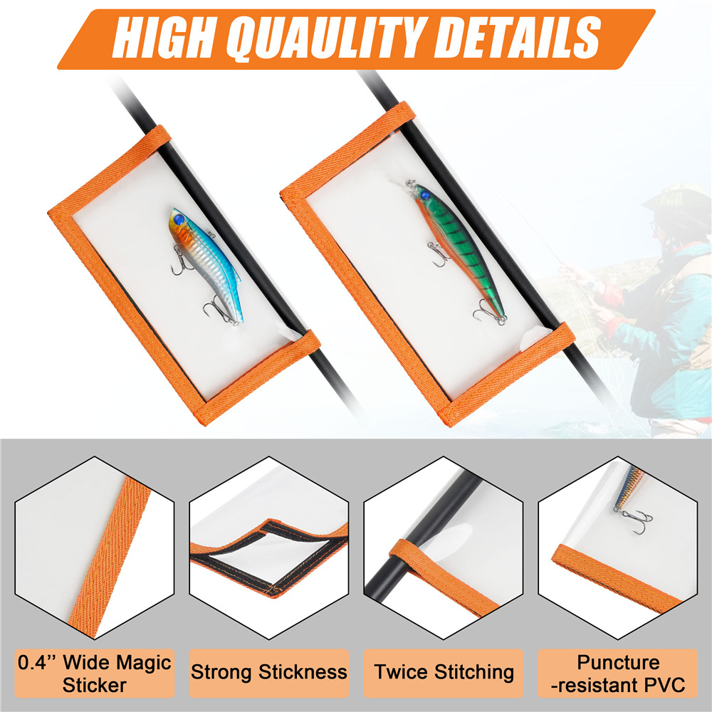 4Pcs Fishing Lure Wraps Durabl - Fishing Equipment Shop 评论和价格