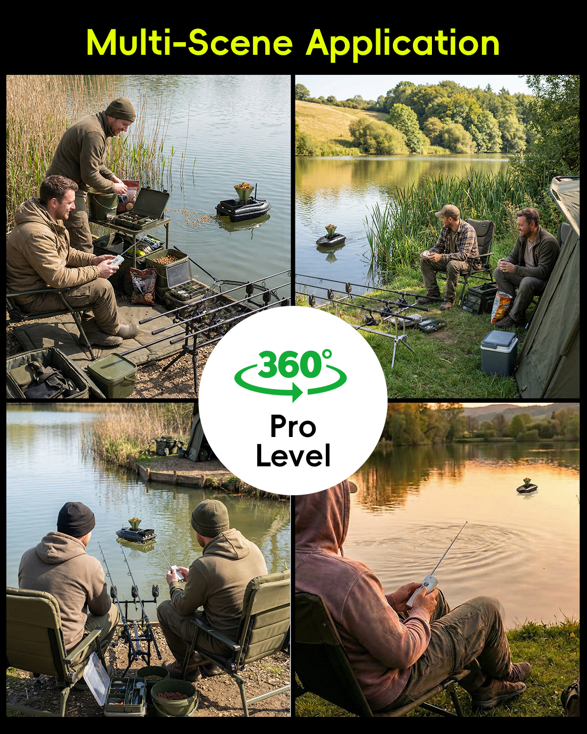 360° Rotating Bait Dispenser & - Carp Fishing Tackle 评论和价格