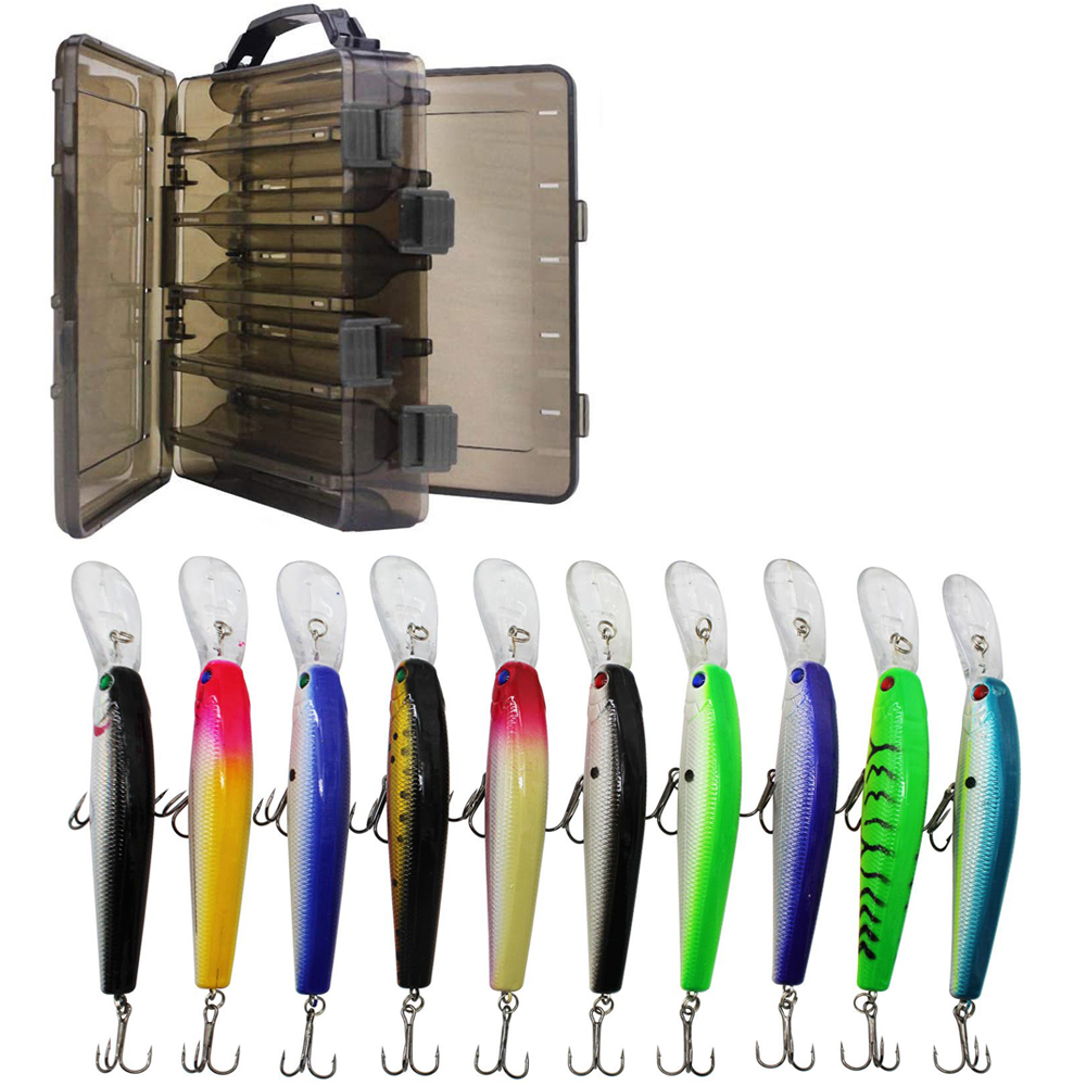 10PCS Minnow Fishing Lure 13.6 - Fishing Equipment Shop 评论和价格