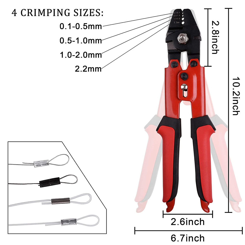 300pcs Crimp Fishing Sleeves S - Fishing Equipment Shop 评论和价格