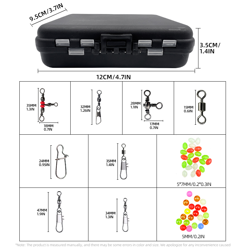 ShareShark 140Pcs fishing acce - Fishing Equipment English 评论和价格