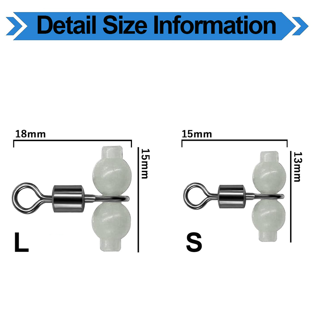 30Pcs 3 Way Swivels Fishing Co - Fishing Equipment Shop 评论和价格