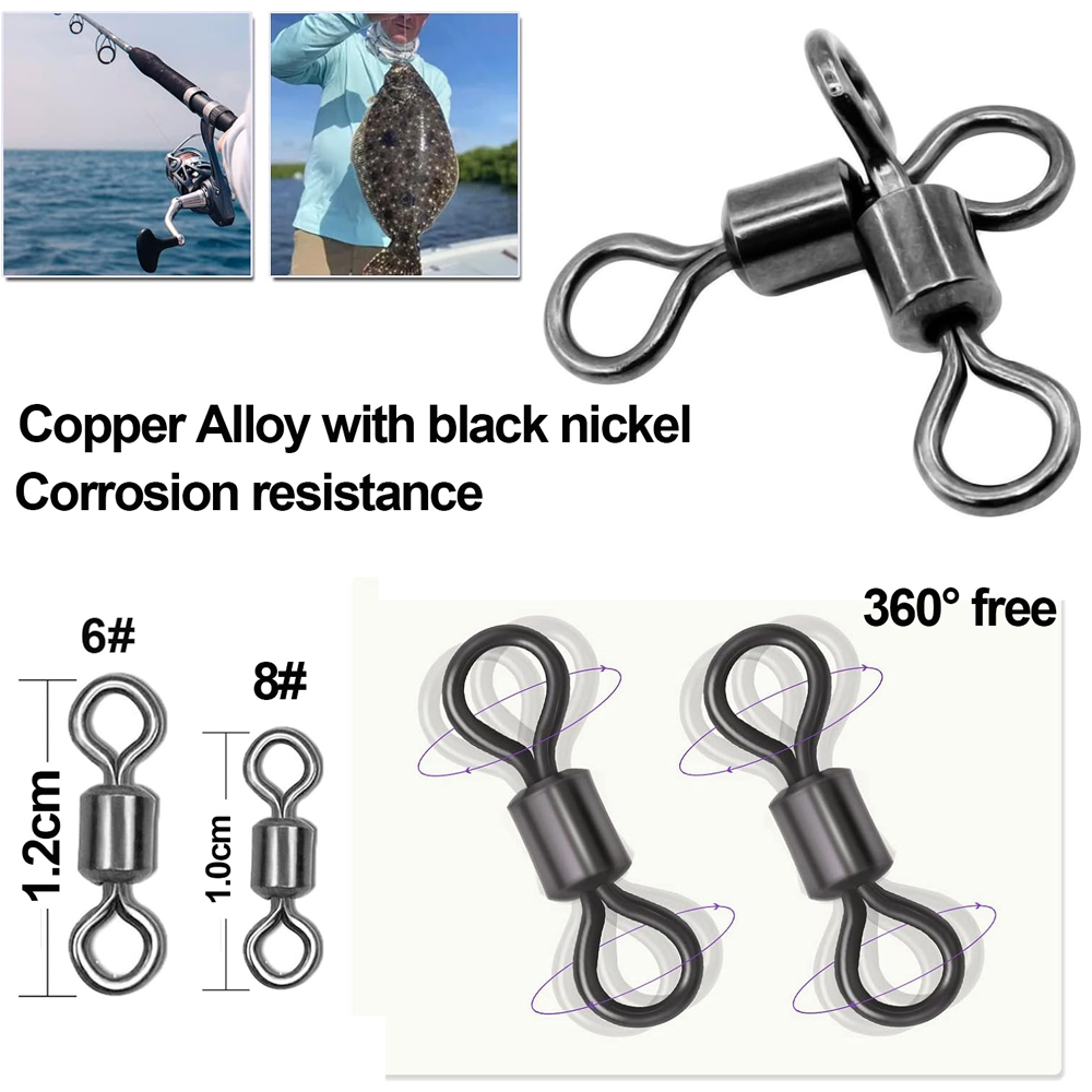 30Pcs 3 Way Swivels Fishing Co - Fishing Equipment Shop 评论和价格