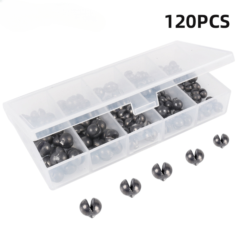 120 Pcs Lead Biting Set Open L - Fishing Equipment English 评论和价格