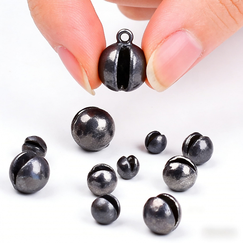 100pcsRound Open Quick Lead Si - Fishing Equipment English 评论和价格