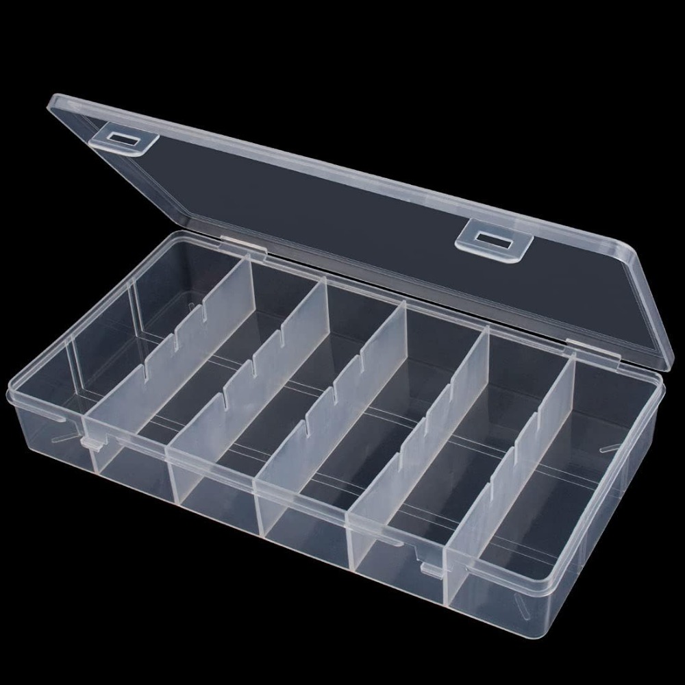 Clear Visible Plastic Storage  - Fishing Equipment Organizer 评论和价格
