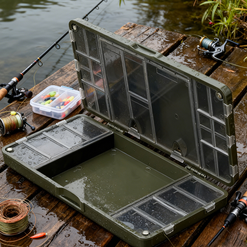 Large Capacity Hard PVC Tackle - Fishing Equipment Organizer 评论和价格