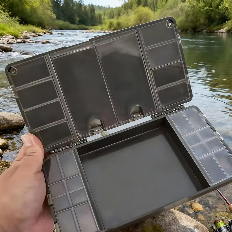Large Capacity Hard PVC Tackle - Fishing Equipment Organizer 评论和价格