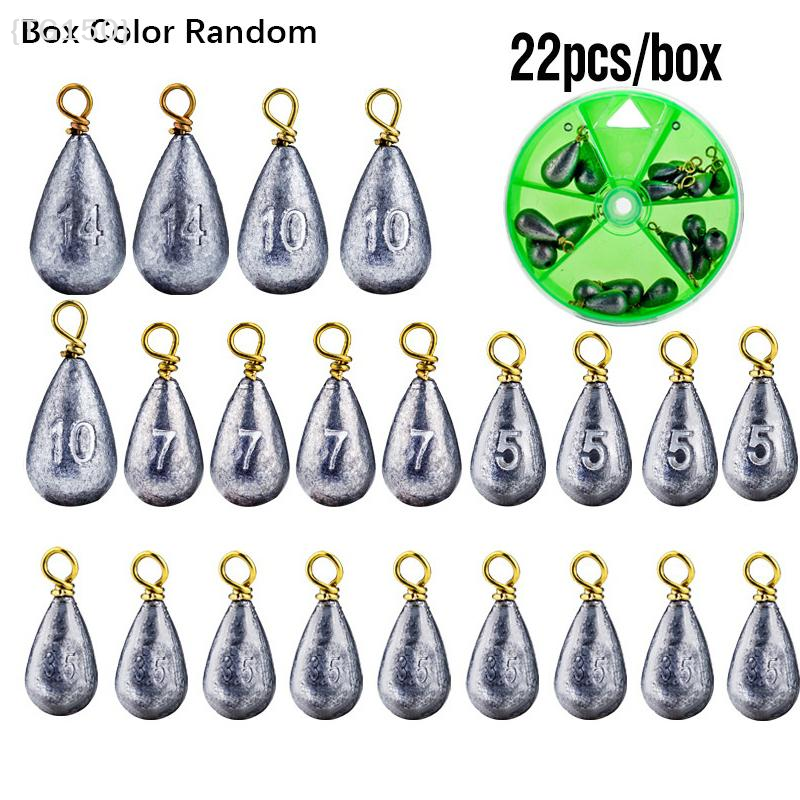 【TG150】22Pcs/Box Fishing Bait  - Fishing Equipment Organizer 评论和价格