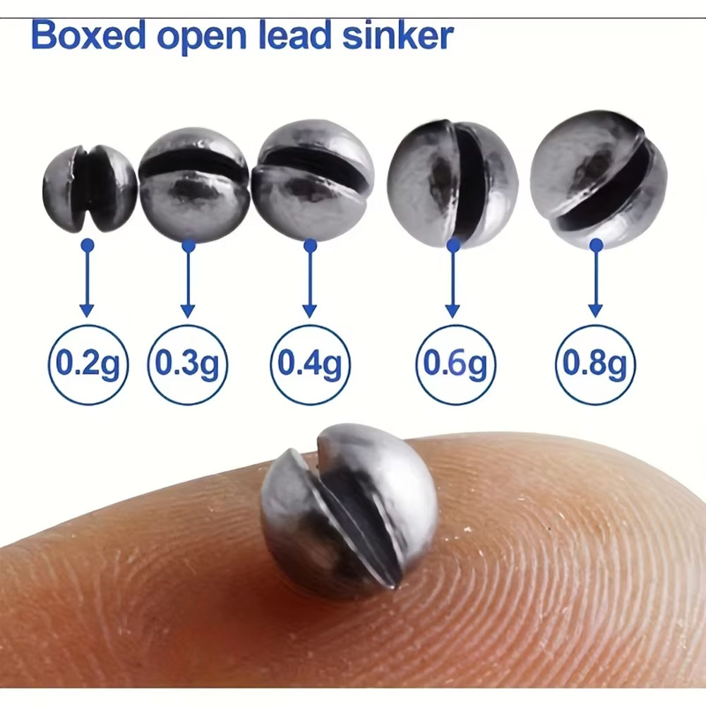 205pcs Weight Sinkers, 5 Sizes - Fishing Equipment English 评论和价格