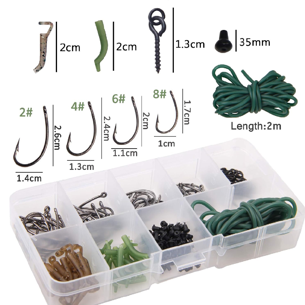 121pcs Carp Fishing Rigs kit C - Fishing Equipment Shop 评论和价格