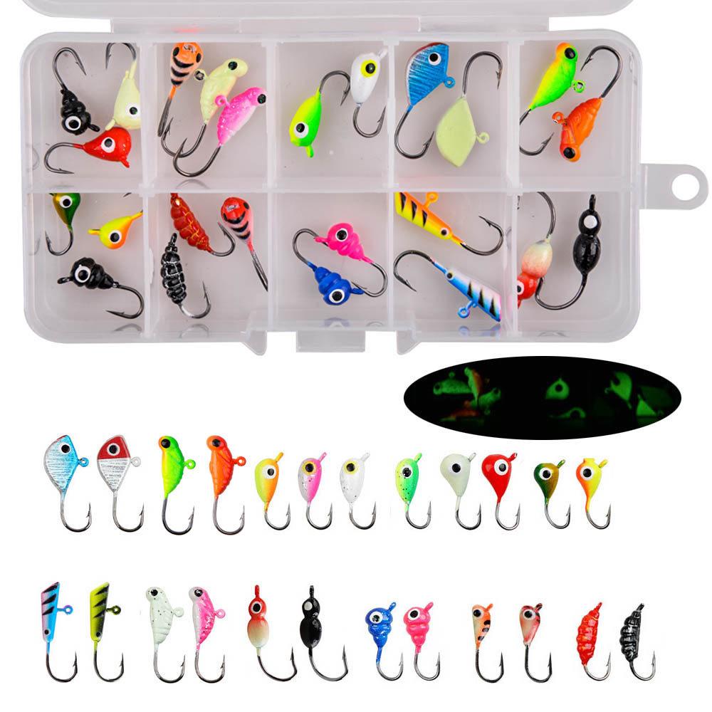 24Pcs ice fishing gear Kit Lum - Fishing Equipment Shop 评论和价格