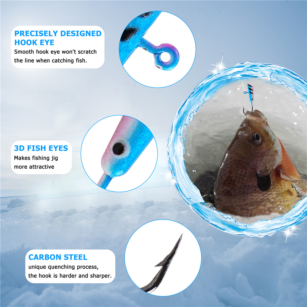24Pcs ice fishing gear Kit Lum - Fishing Equipment Shop 评论和价格