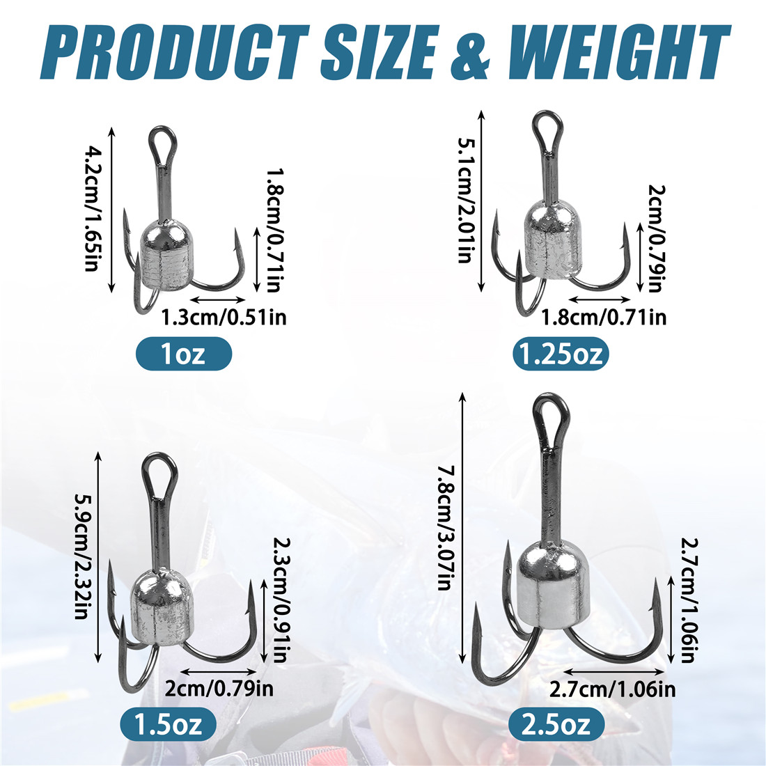 10PCS Snagging treble hooks We - Fishing Equipment Shop 评论和价格