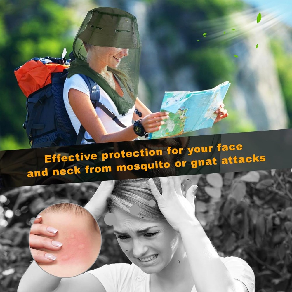 Ultra Large Mosquito Head Net, - Fishing Net 评论和价格