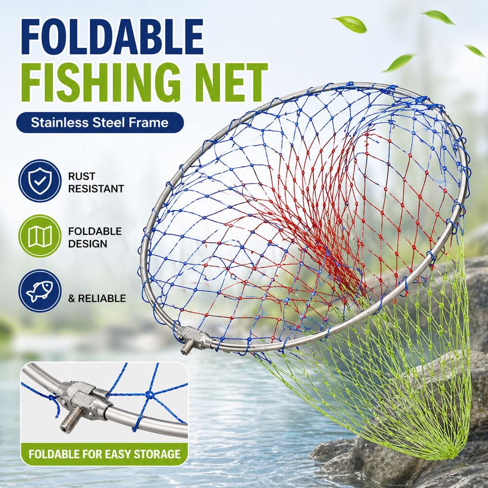 40cm 50cm Fishing Net Folding  - Fishing Net 评论和价格