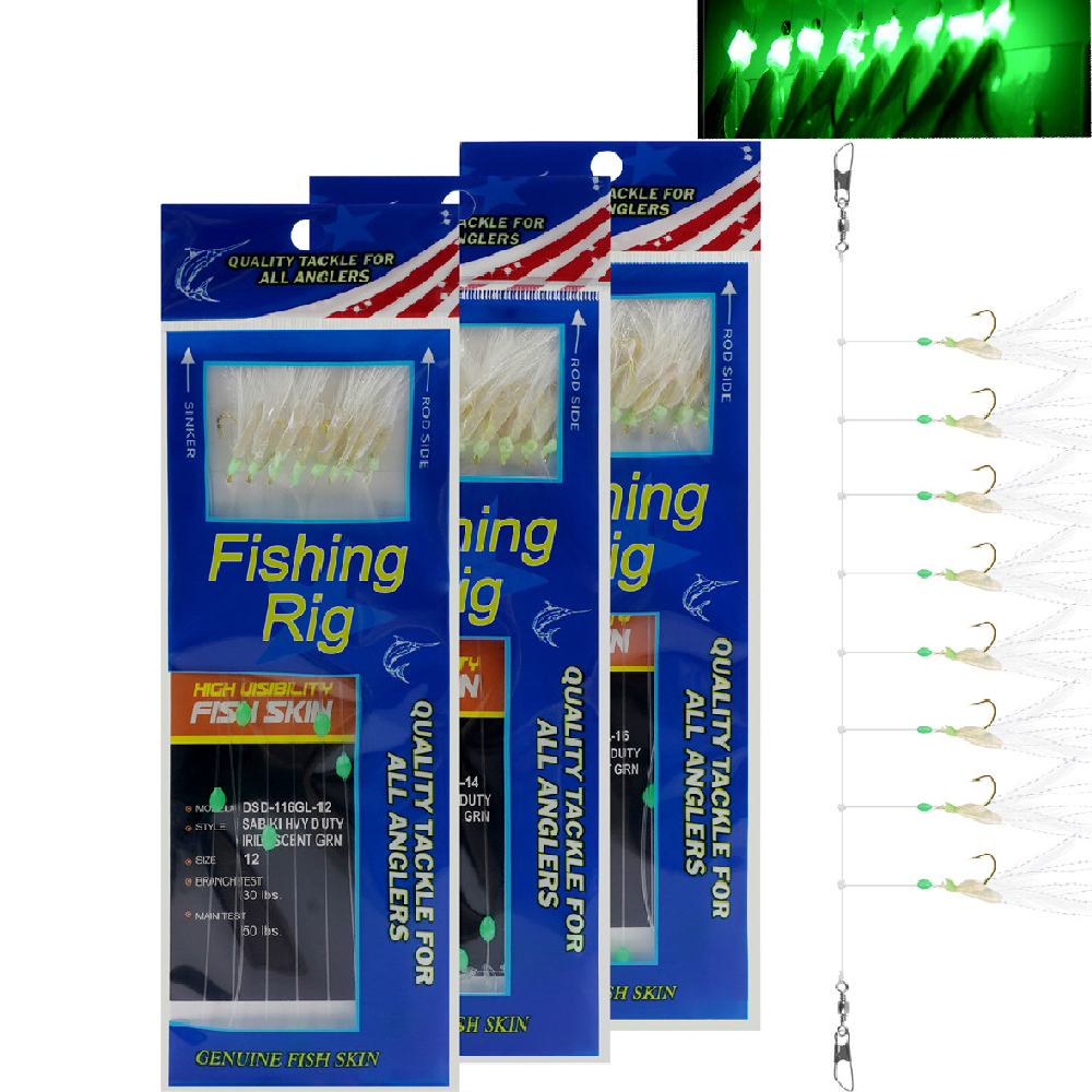 24Pcs=3Packs  8 in 1 Feather F - Fishing Equipment Shop 评论和价格