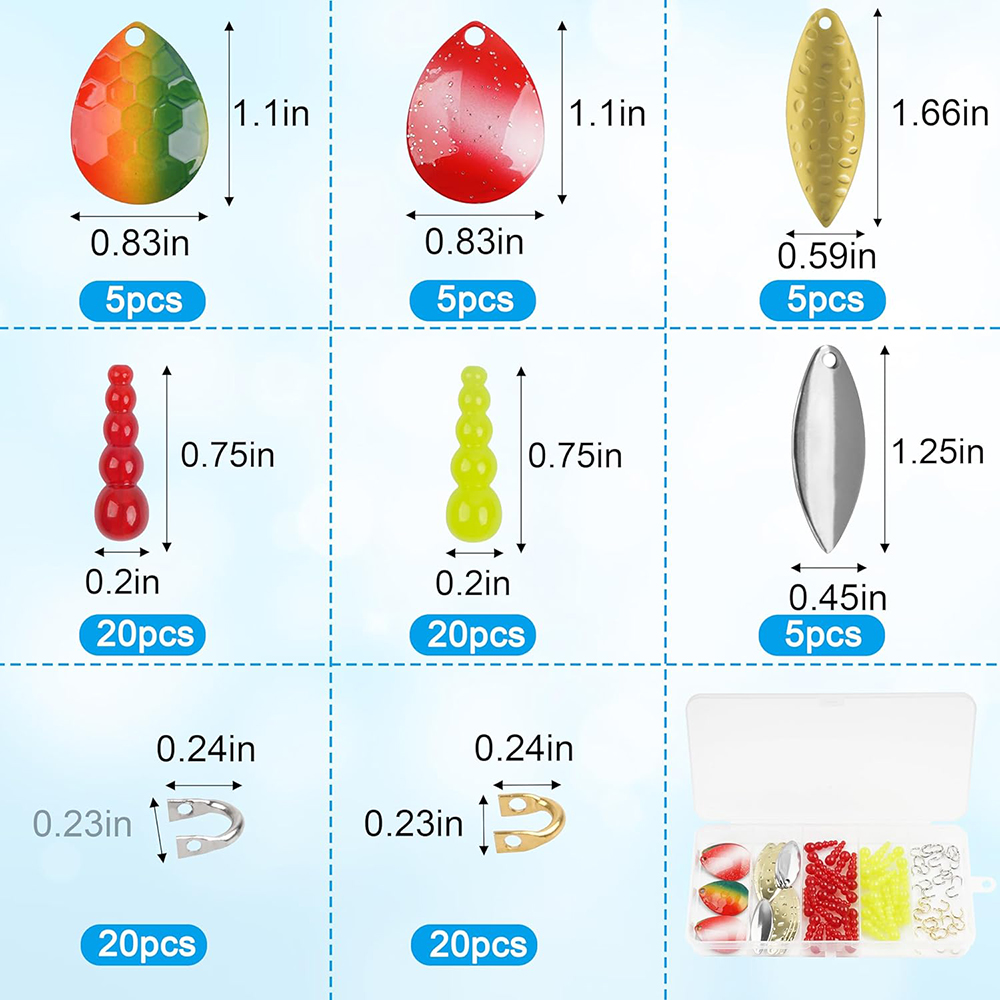 100Pcs Walleye Rig Making Kit  - Fishing Equipment Shop 评论和价格
