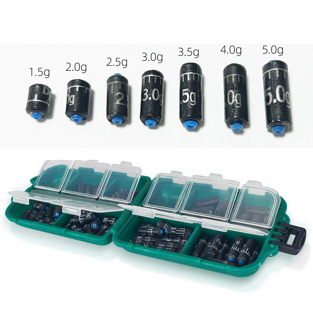 DNDYUJU 25-130pcs/box Lead Sin - Fishing Equipment English 评论和价格