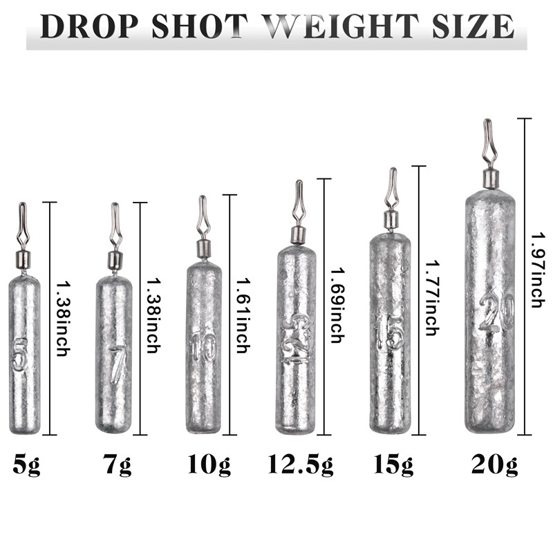 24pcs/lot Drop shot rigs Lead  - Fishing Equipment Shop 评论和价格