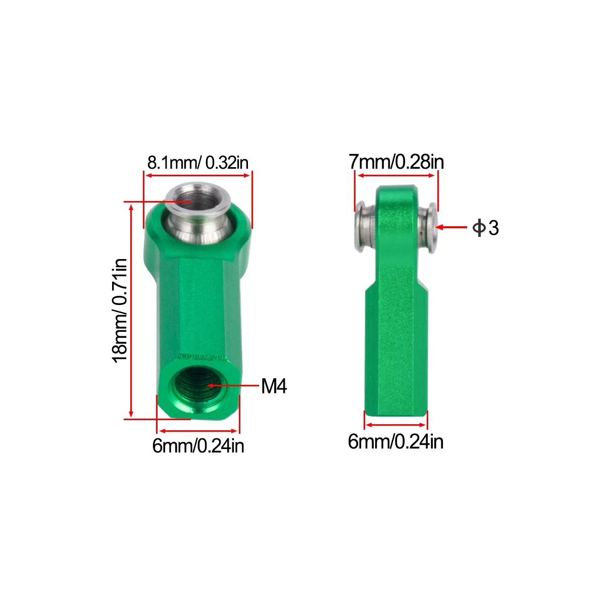4Pcs M4 Metal Ball Head Holder - Rod Holder Fishing 评论和价格