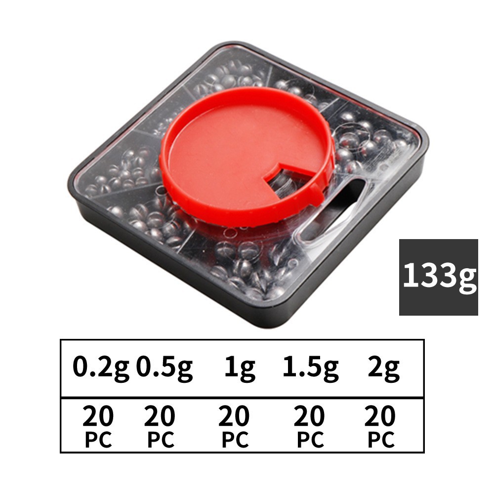 100Pcs Fishing Weights Sinkers - Fishing Equipment English 评论和价格