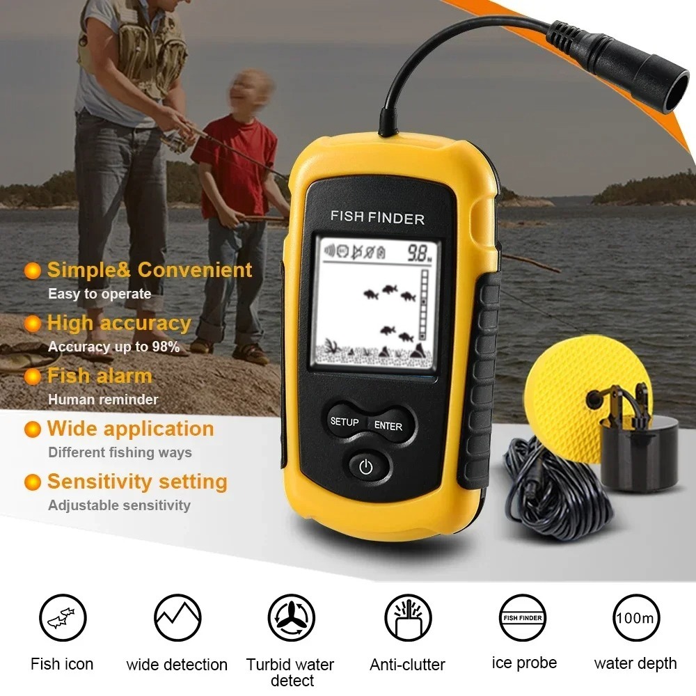 Wireless Sonar Detection Fish  - Fishing Equipment English 评论和价格