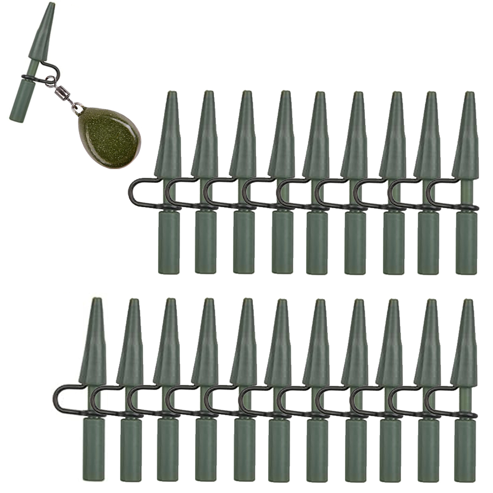 20Pcs Carp safety lead clip &  - Fishing Equipment Shop 评论和价格