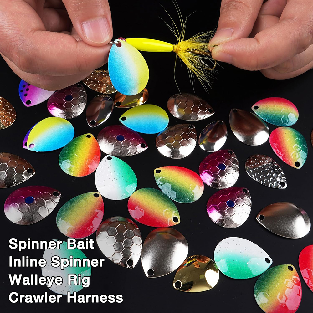 39pcs Fishing Spinner Blades f - Fishing Equipment Shop 评论和价格