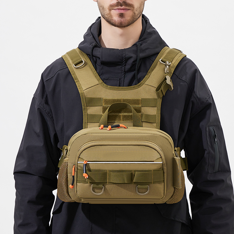 Men Chest Bag Tactical Fishing - Rod Holder Fishing 评论和价格