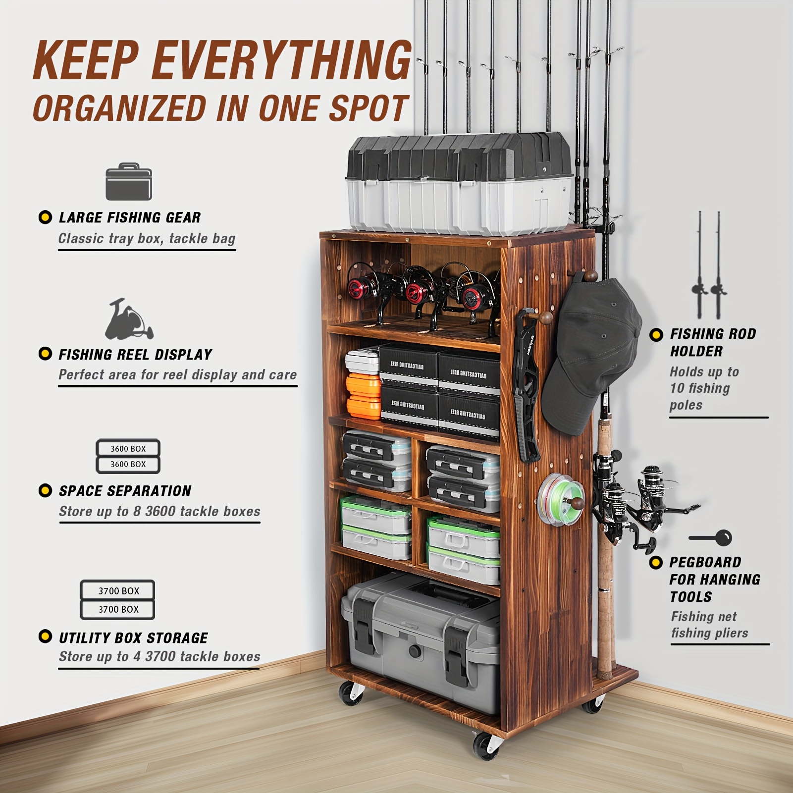 Ghosthorn Fishing Rod Holders  - Fishing Equipment Organizer 评论和价格