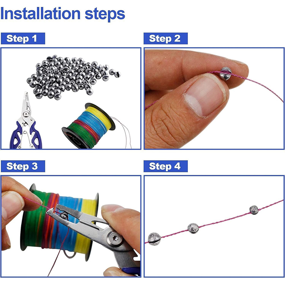 143Pcs Mix Sets Fishing Weight - Fishing Equipment English 评论和价格