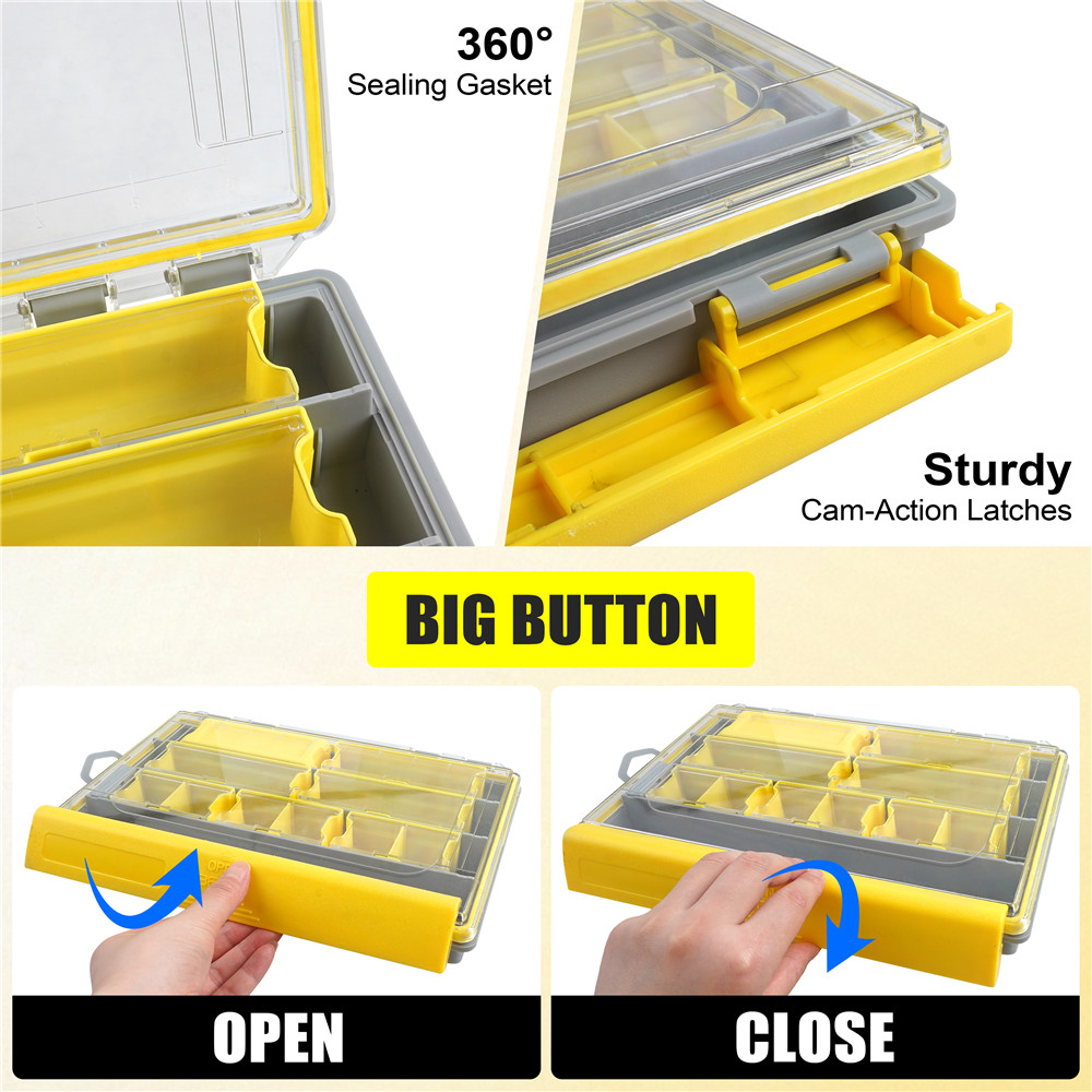 Fishing Tackle box Waterproof  - Fishing Equipment Shop 评论和价格