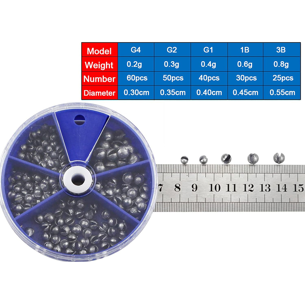 Fishing Weights Kit Split Shot - Fishing Equipment English 评论和价格