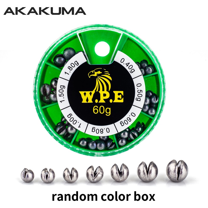 61Pcs/Boxed Split Shot Fishing - Fishing Equipment English 评论和价格