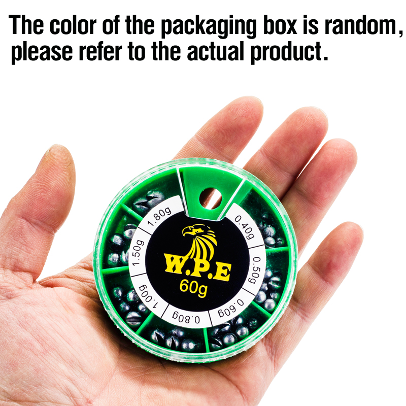 61Pcs/Boxed Split Shot Fishing - Fishing Equipment English 评论和价格