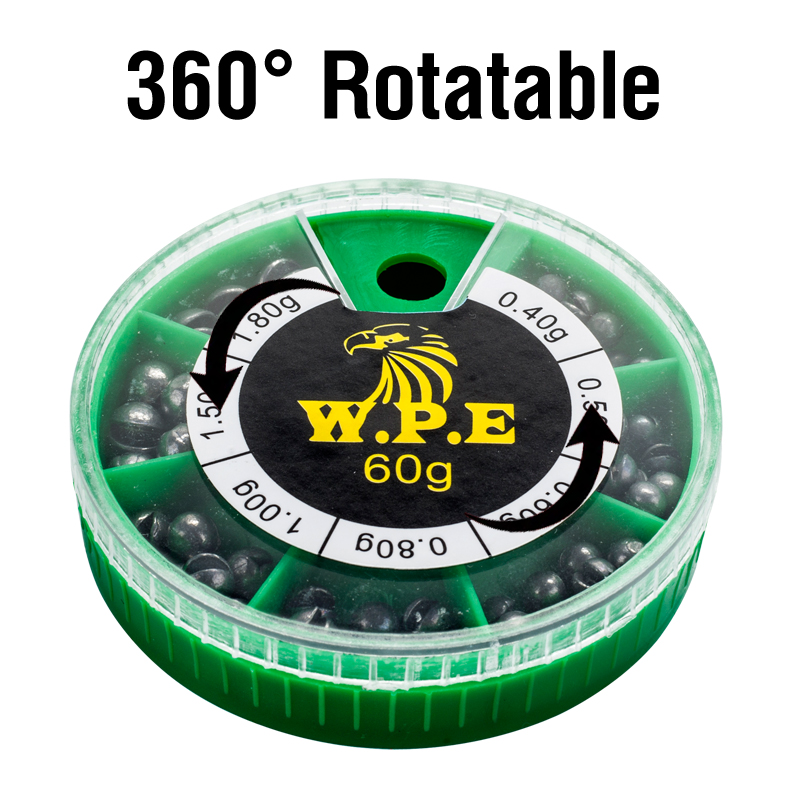 61Pcs/Boxed Split Shot Fishing - Fishing Equipment English 评论和价格
