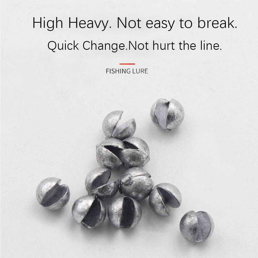DNDYUJU 50pcs Round Split Shot - Fishing Equipment English 评论和价格