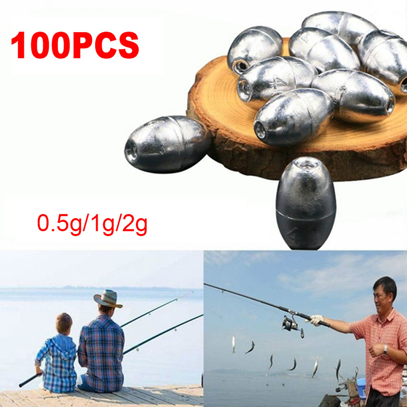 100pcs Olive Shape Fishing Lea - Fishing Equipment English 评论和价格