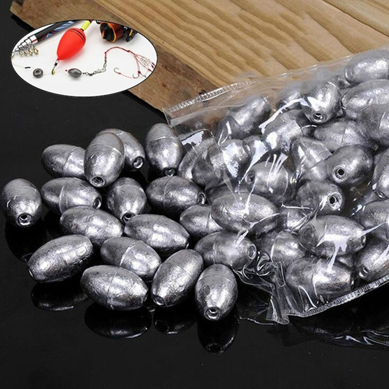 100pcs Olive Shape Fishing Lea - Fishing Equipment English 评论和价格