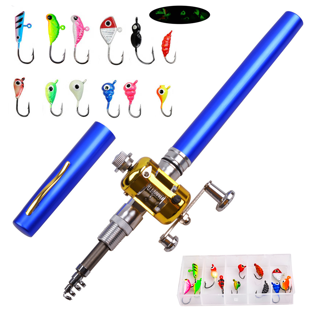 Mini ice fishing rod Combo wit - Fishing Equipment Shop 评论和价格