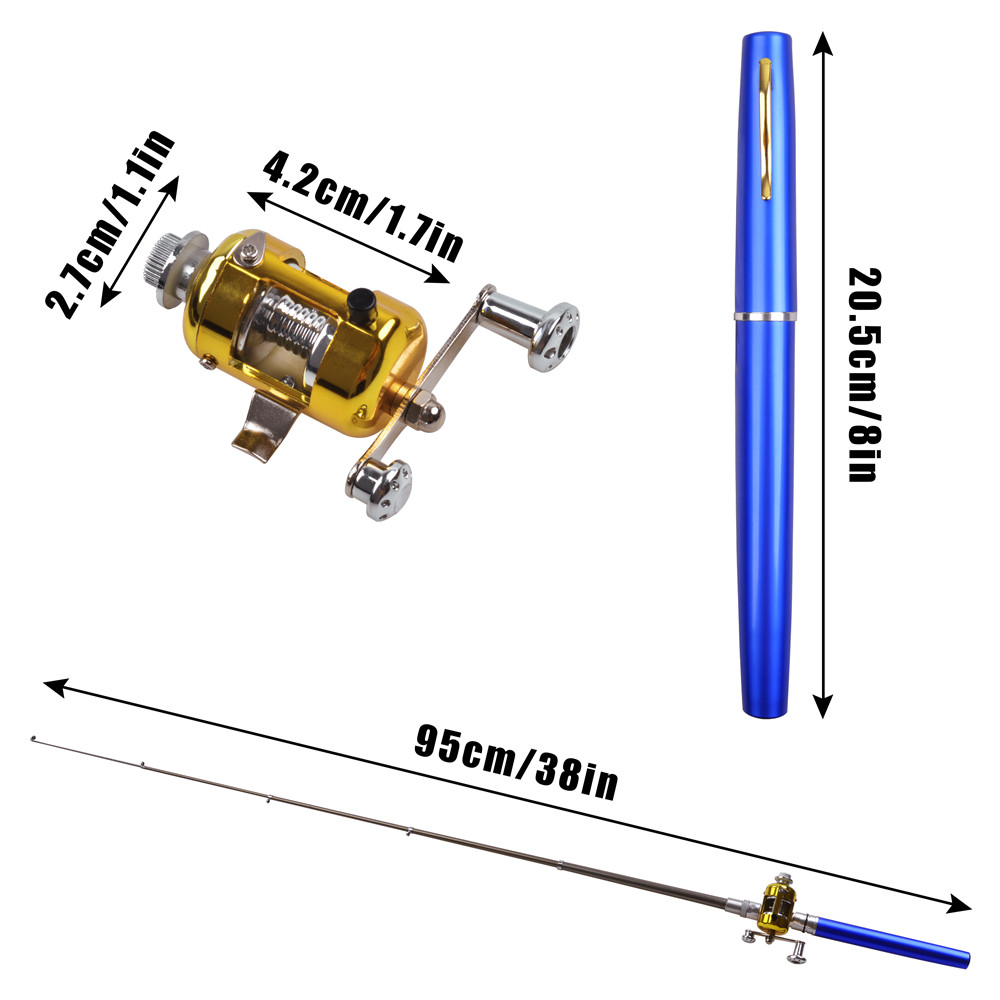 Mini ice fishing rod Combo wit - Fishing Equipment Shop 评论和价格